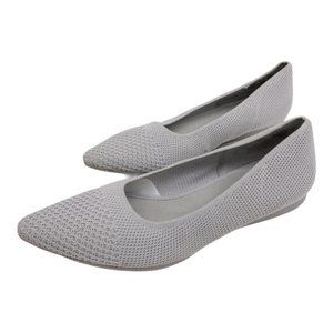 SOUL Naturalizer Gray Pointed Toe Hunter Flats 7.5